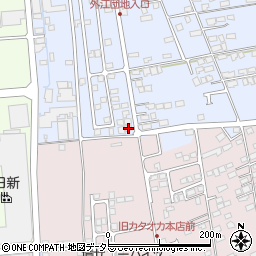 鳥取県境港市外江町3850周辺の地図