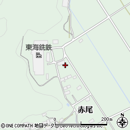 岐阜県山県市赤尾402周辺の地図