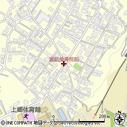 富起接骨院前周辺の地図