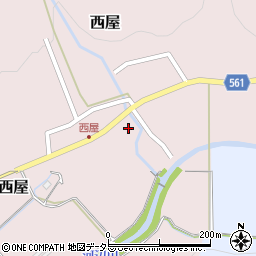 京都府舞鶴市西屋210周辺の地図