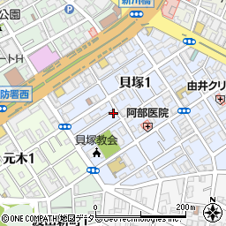 ピジョン田中周辺の地図