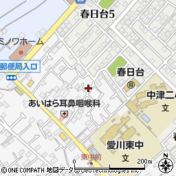 神奈川県愛甲郡愛川町中津1473-1周辺の地図