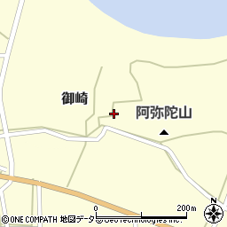 鳥取県西伯郡大山町御崎周辺の地図