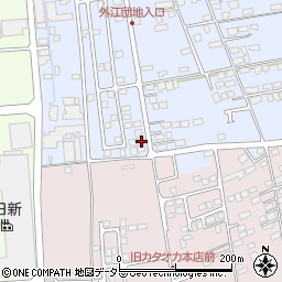 鳥取県境港市外江町3849周辺の地図