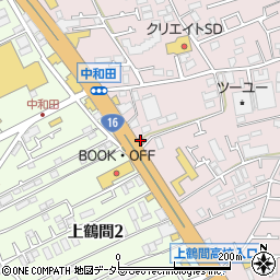 吉野家１６号線上鶴間店周辺の地図
