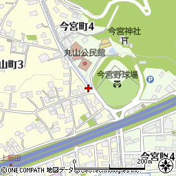 丸山公民館周辺の地図