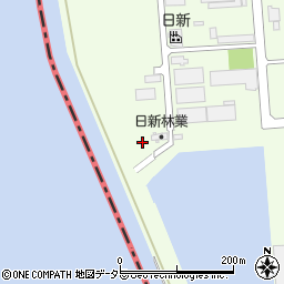 鳥取県境港市西工業団地135周辺の地図