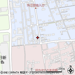 鳥取県境港市外江町3848周辺の地図