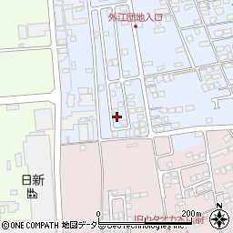鳥取県境港市外江町3872周辺の地図