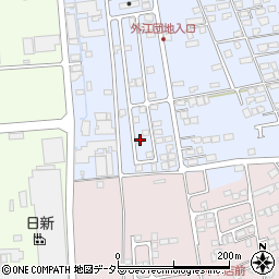 鳥取県境港市外江町3873周辺の地図