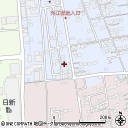 鳥取県境港市外江町3855周辺の地図