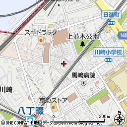 川崎ビジネスホテル周辺の地図