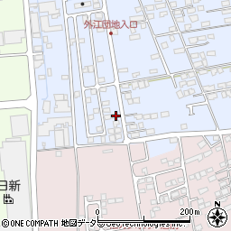鳥取県境港市外江町3847周辺の地図