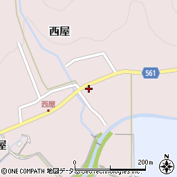 京都府舞鶴市西屋186周辺の地図