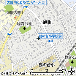 神奈川県相模原市南区旭町周辺の地図