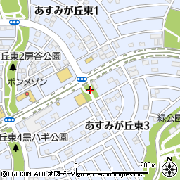 昭和の森西周辺の地図