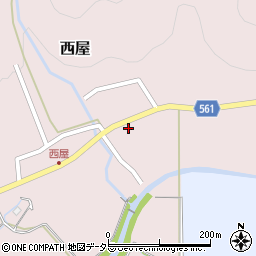 京都府舞鶴市西屋185周辺の地図