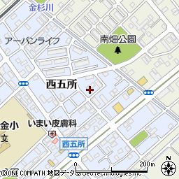 千葉県市原市西五所11-8周辺の地図