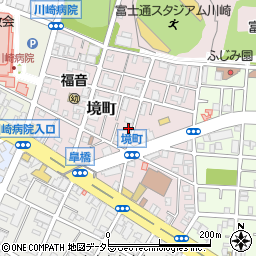 神奈川県川崎市川崎区境町周辺の地図