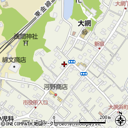 千葉県大網白里市大網323周辺の地図