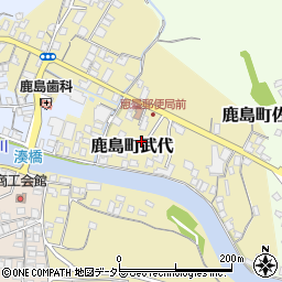 島根県松江市鹿島町武代44周辺の地図