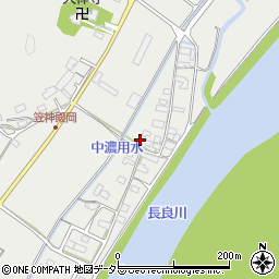 岐阜県美濃市笠神96周辺の地図