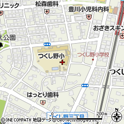 東京都町田市つくし野周辺の地図