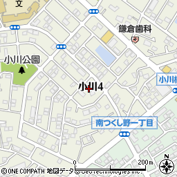 東京都町田市小川4丁目周辺の地図