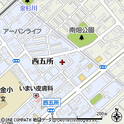 千葉県市原市西五所11周辺の地図