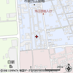 鳥取県境港市外江町3875周辺の地図