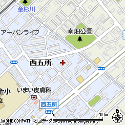 千葉県市原市西五所11-7周辺の地図