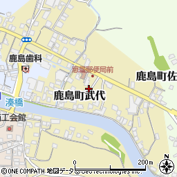 島根県松江市鹿島町武代43周辺の地図