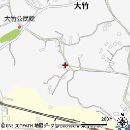 千葉県大網白里市大竹124周辺の地図