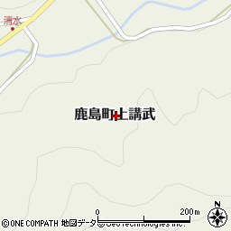 島根県松江市鹿島町上講武周辺の地図