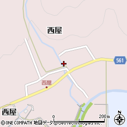 京都府舞鶴市西屋553周辺の地図