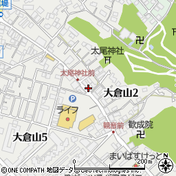 扇家そば店周辺の地図