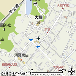 千葉県大網白里市大網687周辺の地図