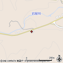 京都府与謝郡与謝野町岩屋821周辺の地図
