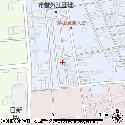 鳥取県境港市外江町3861周辺の地図