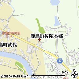 島根県松江市鹿島町武代422周辺の地図