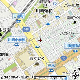 神奈川県川崎市川崎区南町8-27周辺の地図