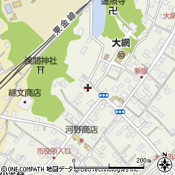 千葉県大網白里市大網318-6周辺の地図