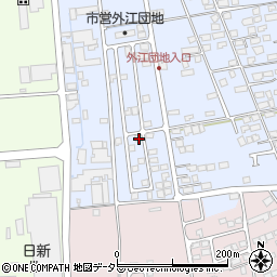 鳥取県境港市外江町3860周辺の地図