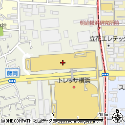 ユザワヤ・トレッサ横浜店周辺の地図