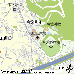 飯田市公民館・会館丸山公民館周辺の地図