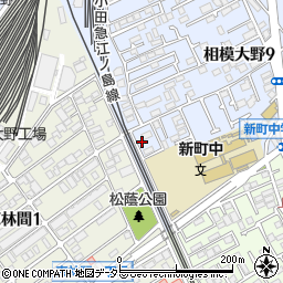 神奈川県相模原市南区相模大野9丁目18周辺の地図