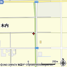 兵庫県豊岡市木内153周辺の地図