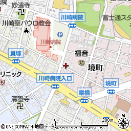神奈川県川崎市川崎区境町3-1周辺の地図