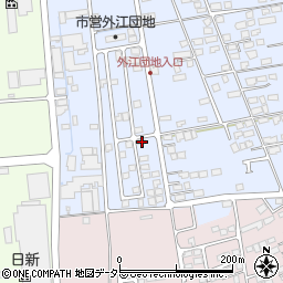鳥取県境港市外江町3859周辺の地図