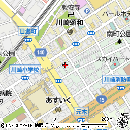 神奈川県川崎市川崎区南町8-11周辺の地図